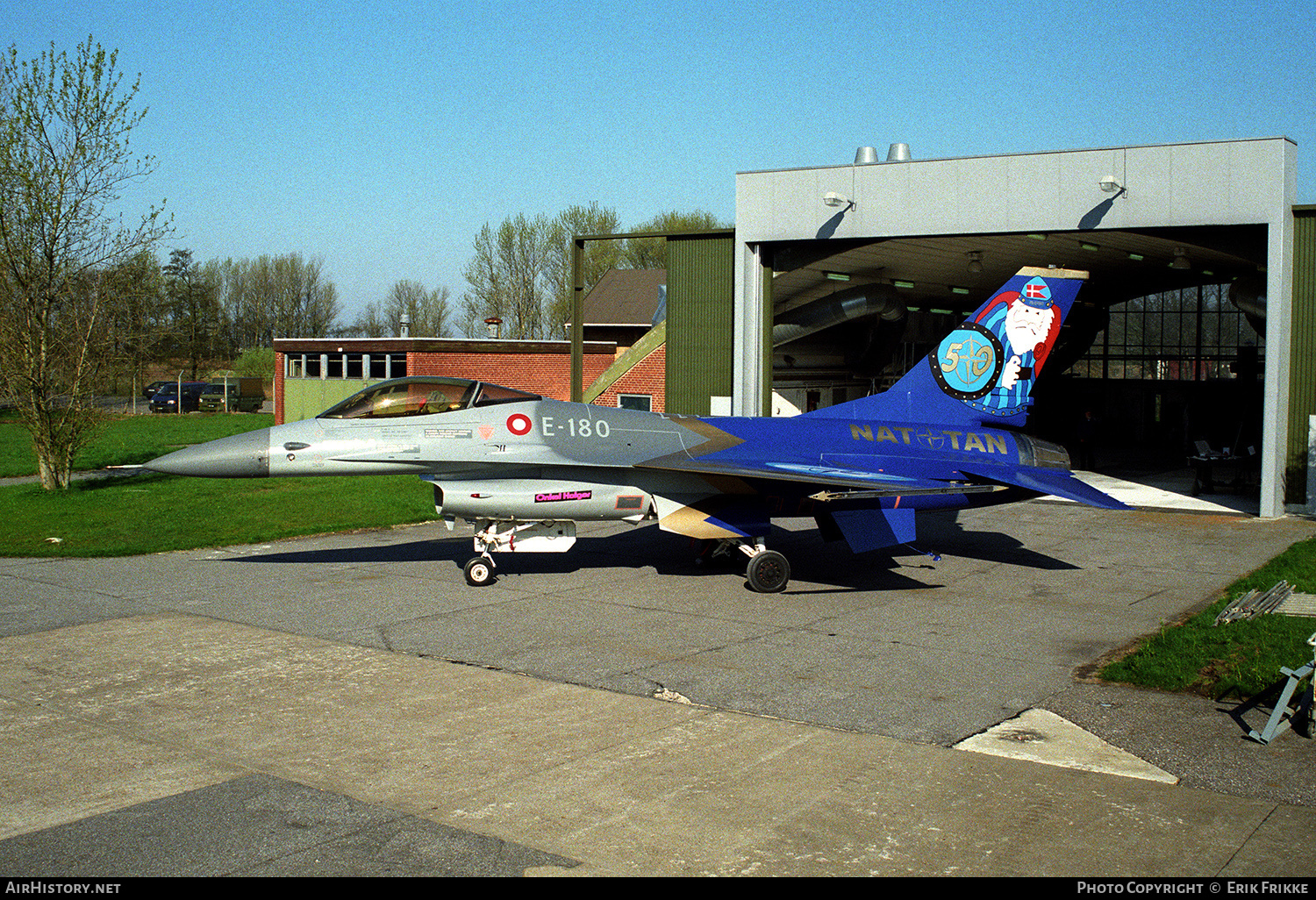 Aircraft Photo of E-180 | General Dynamics F-16AM Fighting Falcon | Denmark - Air Force | AirHistory.net #712076