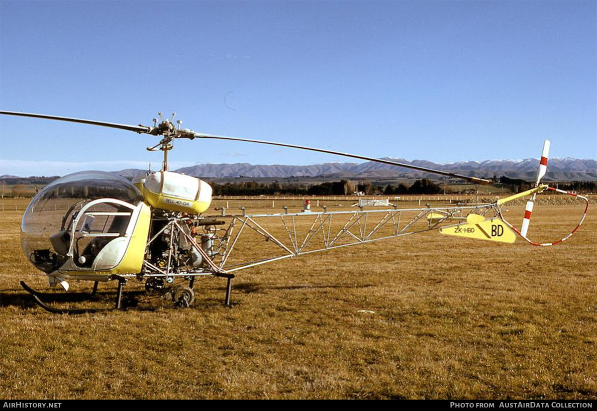 Aircraft Photo of ZK-HBD | Bell 47G-4 | AirHistory.net #712078