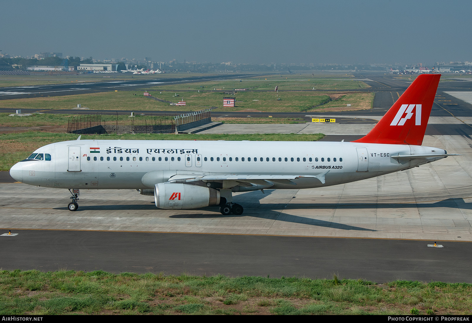 Aircraft Photo of VT-ESC | Airbus A320-231 | Indian Airlines | AirHistory.net #712130