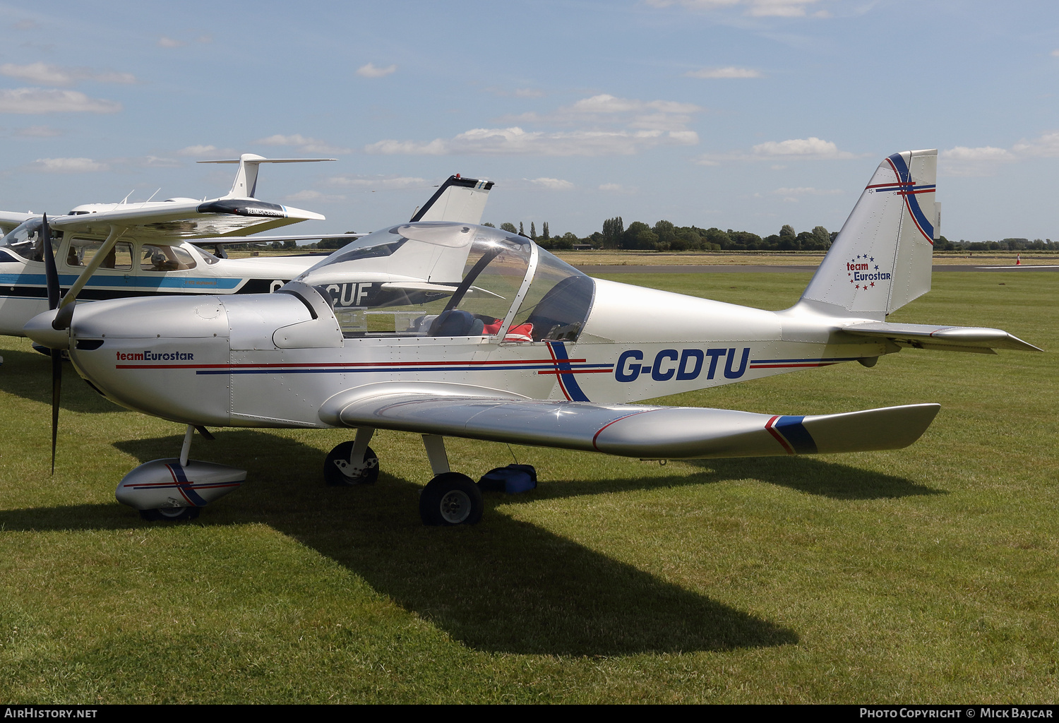Aircraft Photo of G-CDTU | Cosmik EV-97 TeamEurostar UK | AirHistory.net #712144