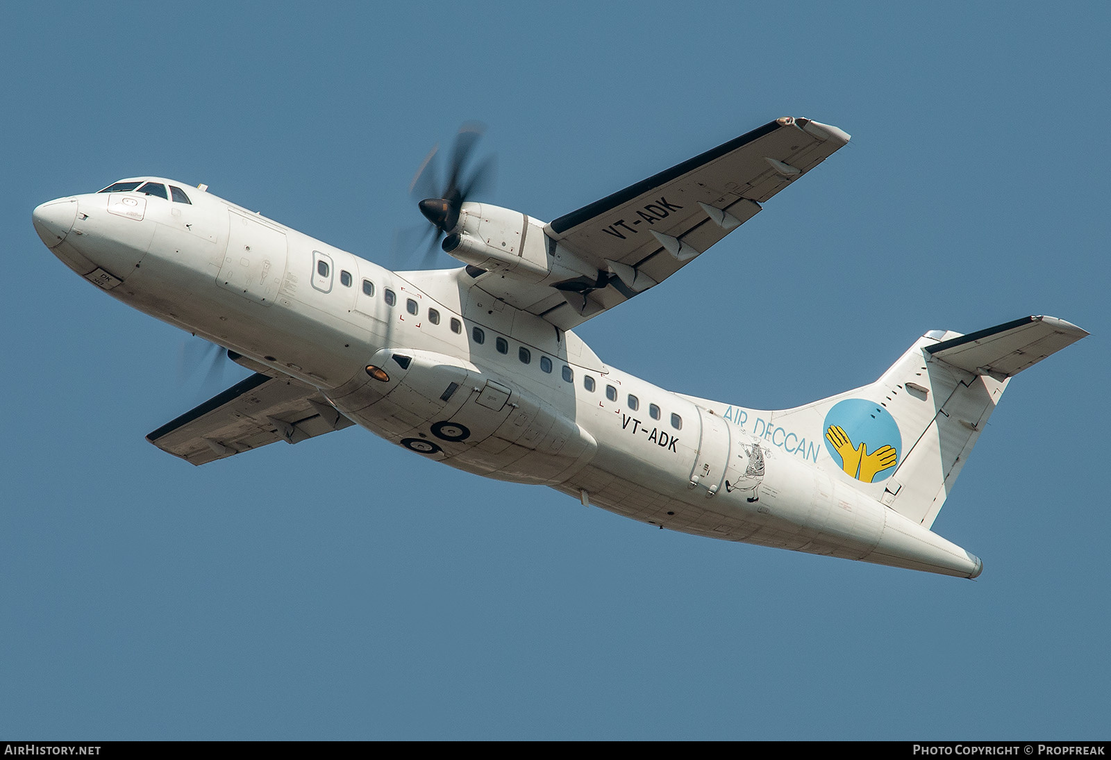 Aircraft Photo of VT-ADK | ATR ATR-42-500 | Air Deccan | AirHistory.net #712148