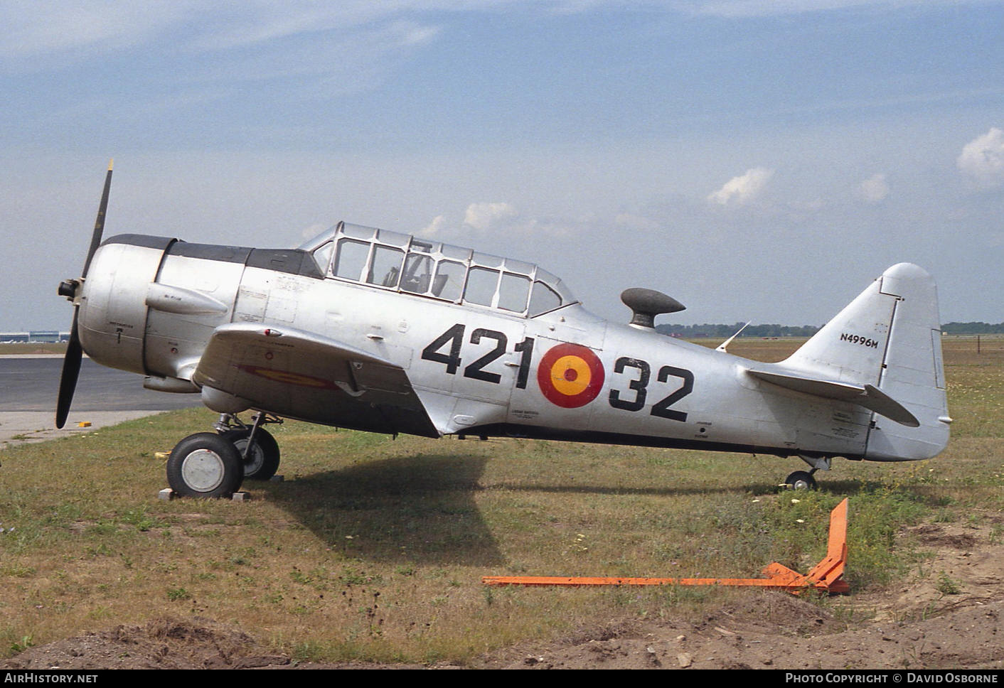 Aircraft Photo of N4996M | North American AT-6D Texan | Spain - Air Force | AirHistory.net #712159