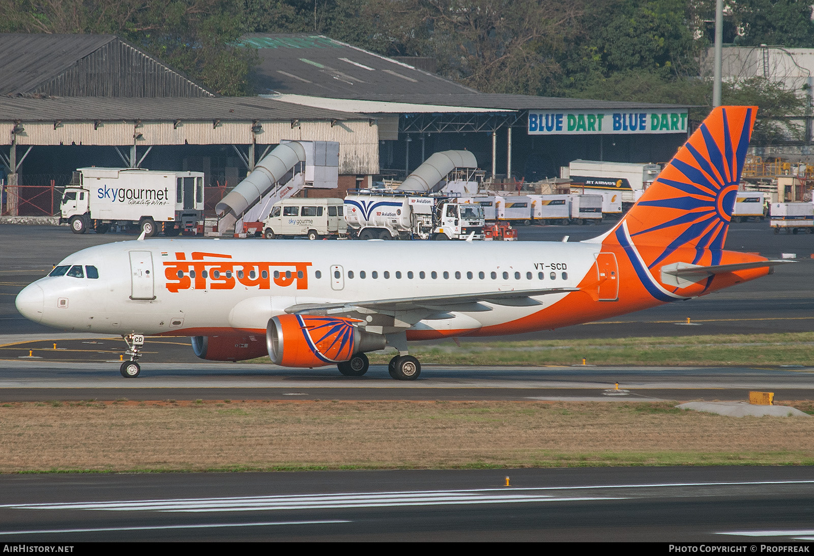 Aircraft Photo of VT-SCD | Airbus A319-112 | Indian Airlines | AirHistory.net #712176