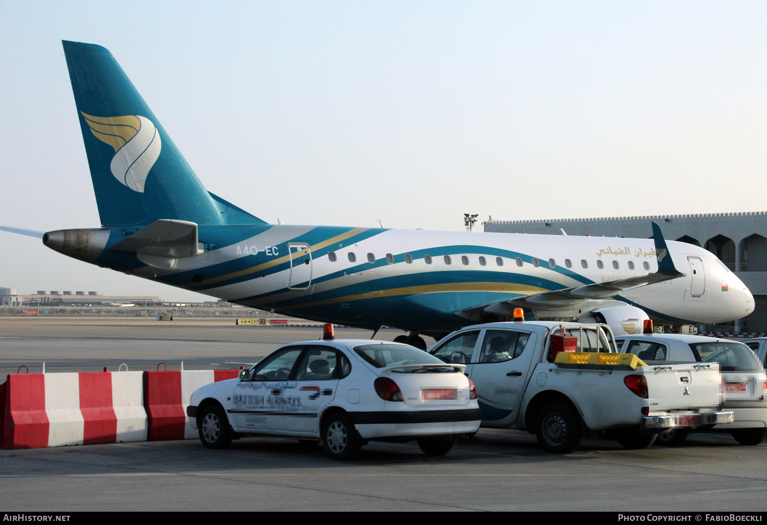 Aircraft Photo of A4O-EC | Embraer 175LR (ERJ-170-200LR) | Oman Air | AirHistory.net #712182