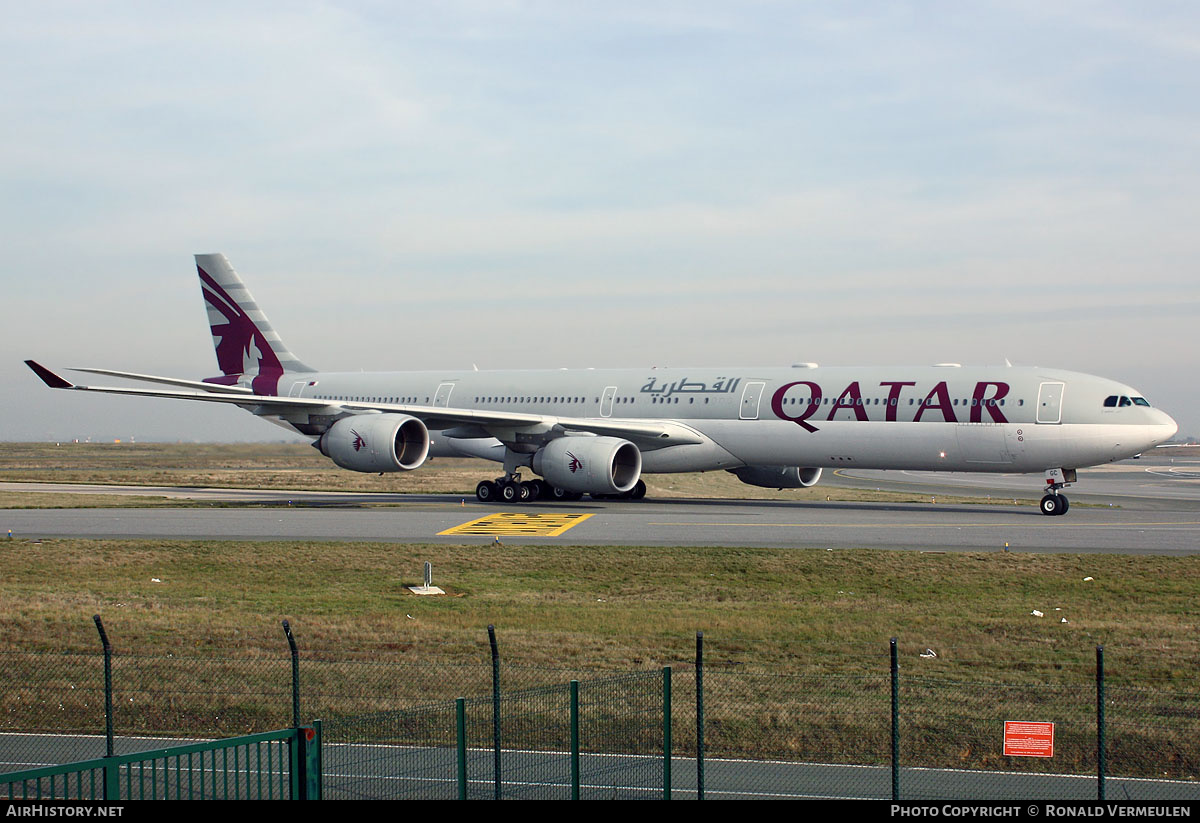 Aircraft Photo of A7-AGC | Airbus A340-642 | Qatar Airways | AirHistory.net #712183