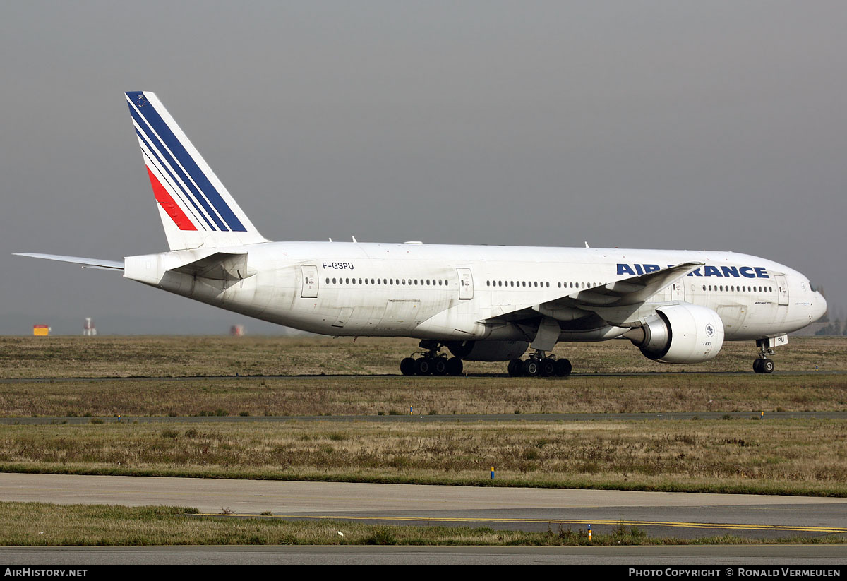 Aircraft Photo of F-GSPU | Boeing 777-228/ER | Air France | AirHistory.net #712187