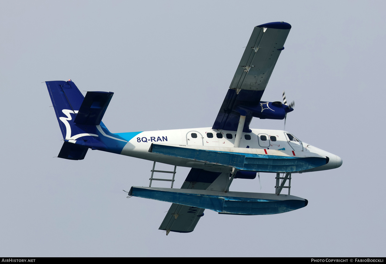 Aircraft Photo of 8Q-RAN | De Havilland Canada DHC-6-300 Twin Otter | Manta Air | AirHistory.net #712206
