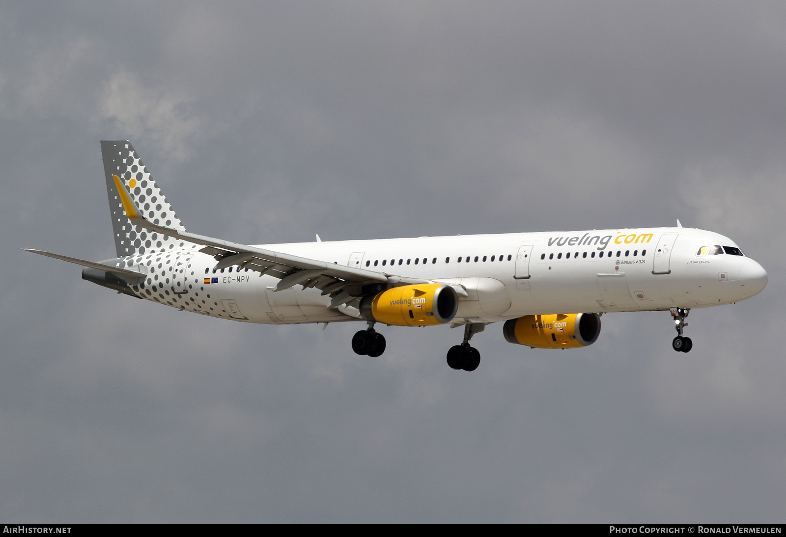 Aircraft Photo of EC-MPV | Airbus A321-231 | Vueling Airlines | AirHistory.net #712262