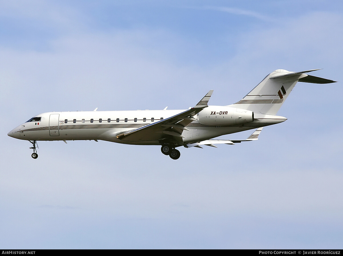 Aircraft Photo of XA-OVR | Bombardier Global 6000 (BD-700-1A10) | AirHistory.net #712295