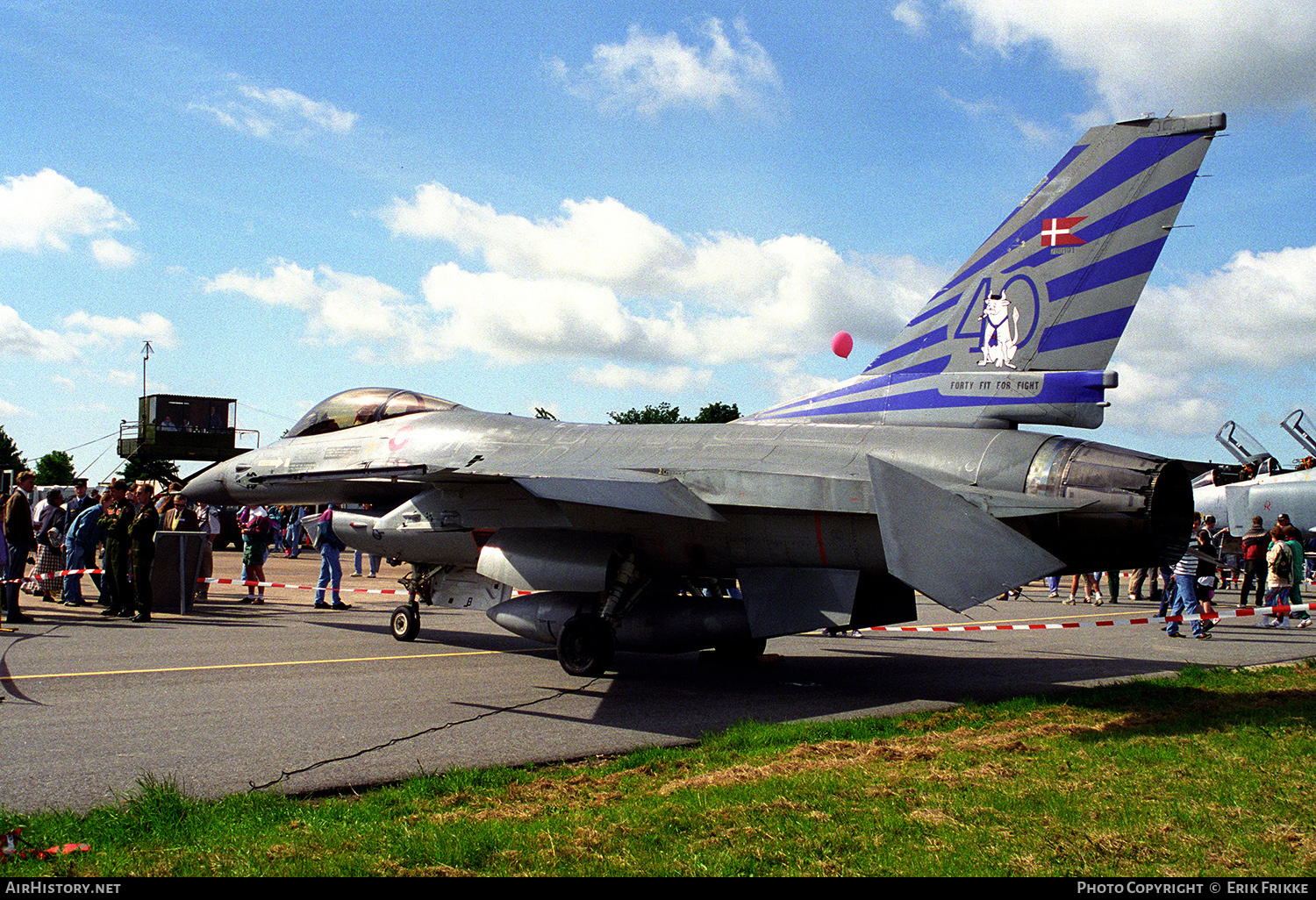 Aircraft Photo of E-191 | General Dynamics F-16A Fighting Falcon | Denmark - Air Force | AirHistory.net #712343