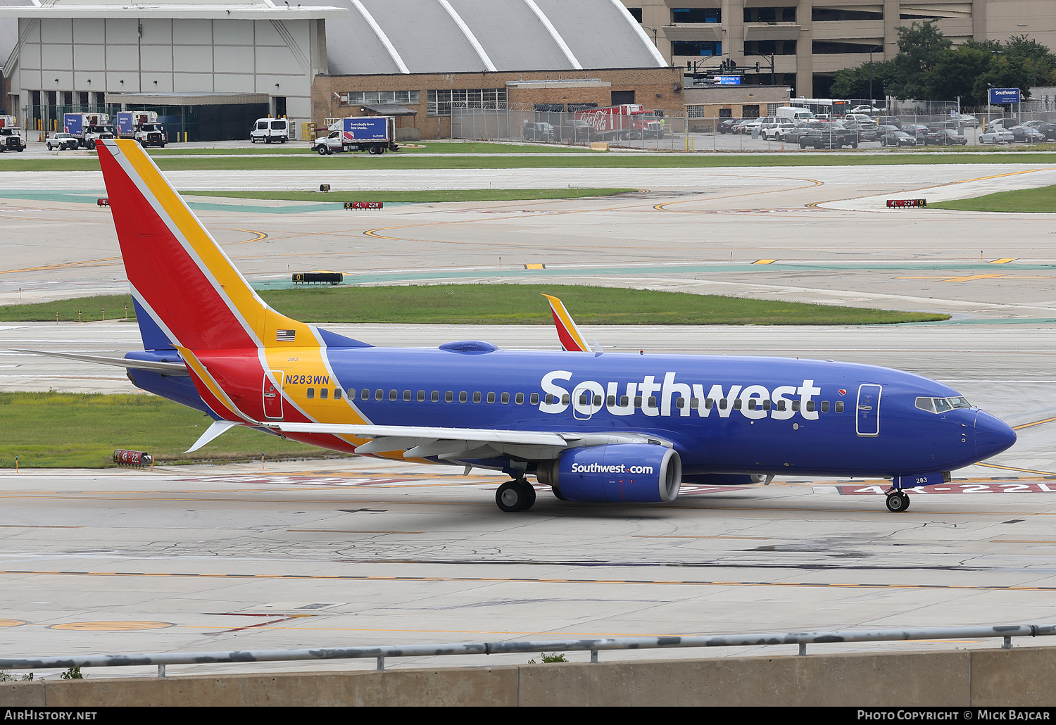 Aircraft Photo of N283WN | Boeing 737-7H4 | Southwest Airlines | AirHistory.net #712369