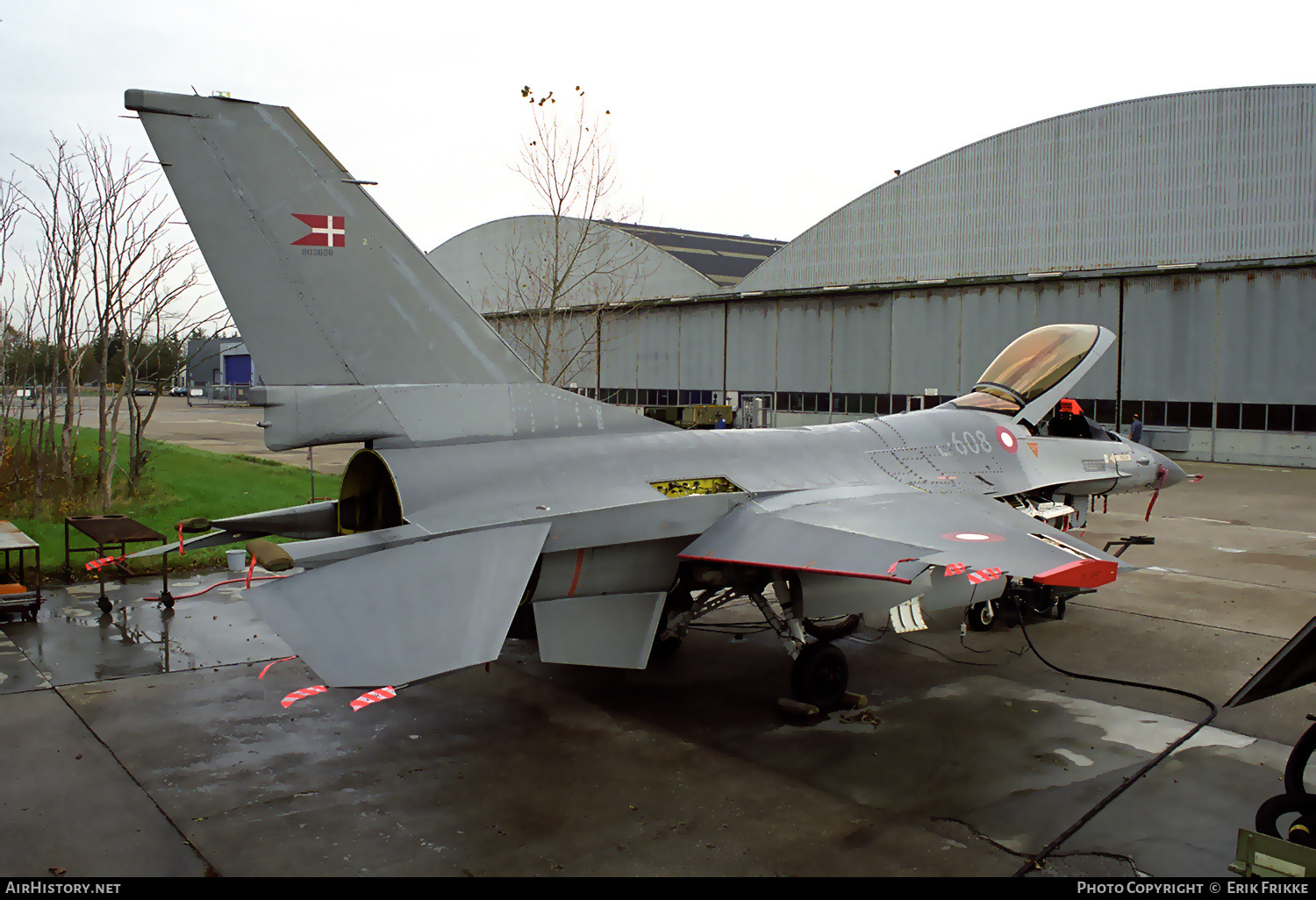 Aircraft Photo of E-608 | General Dynamics F-16AM Fighting Falcon | Denmark - Air Force | AirHistory.net #712381