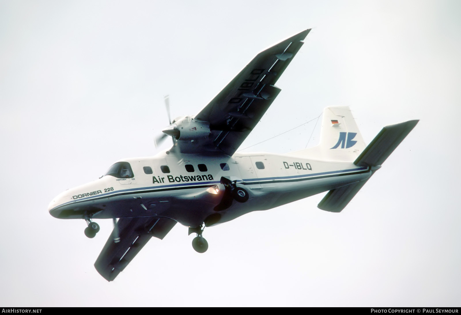 Aircraft Photo of D-IBLQ | Dornier 228-100 | Air Botswana | AirHistory.net #712388