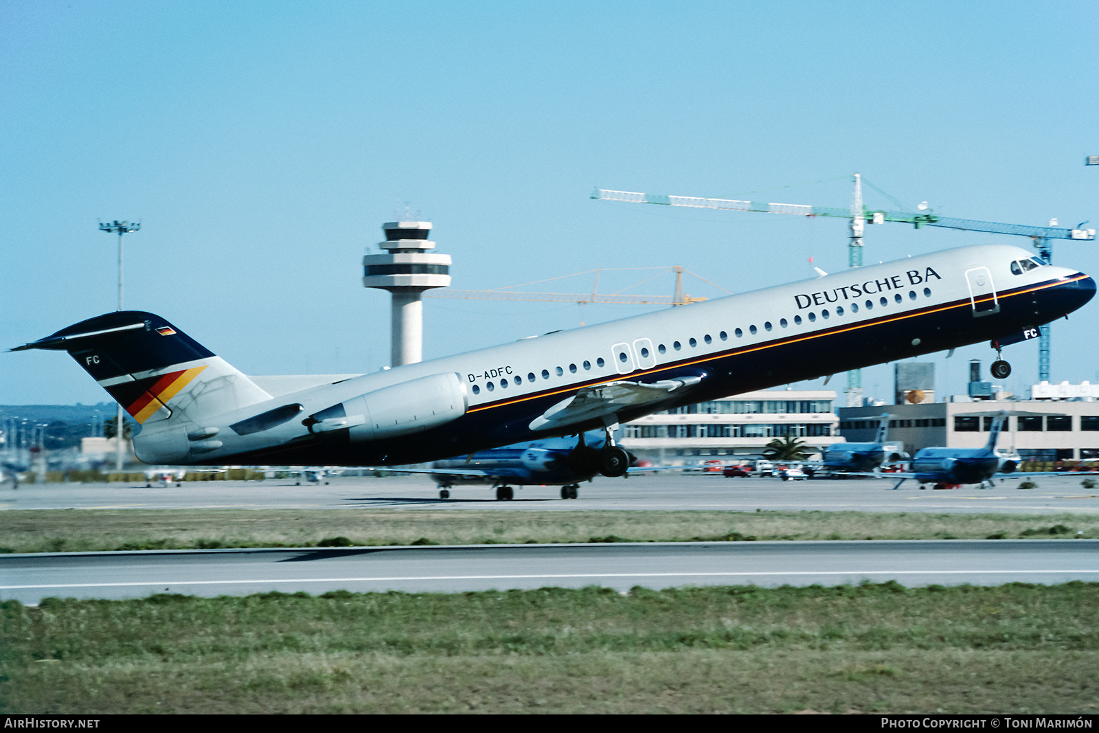 Aircraft Photo of D-ADFC | Fokker 100 (F28-0100) | Deutsche BA | AirHistory.net #712417