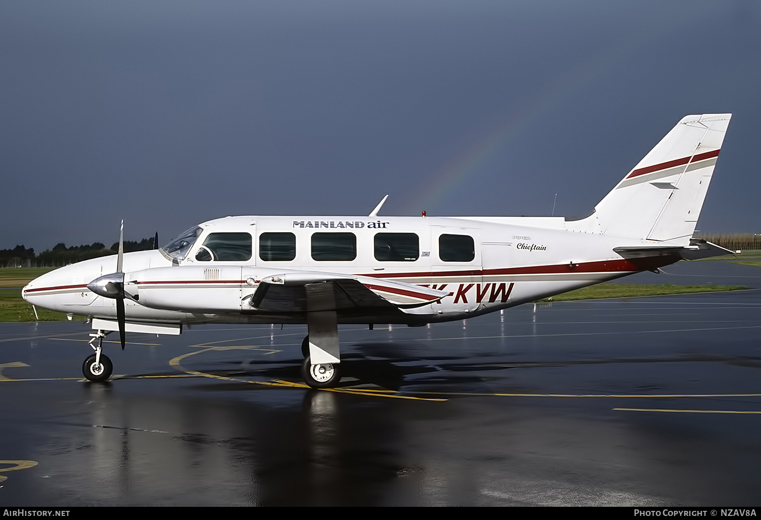 Aircraft Photo of ZK-KVW | Piper PA-31-350 Navajo Chieftain | Mainland Air | AirHistory.net #712426
