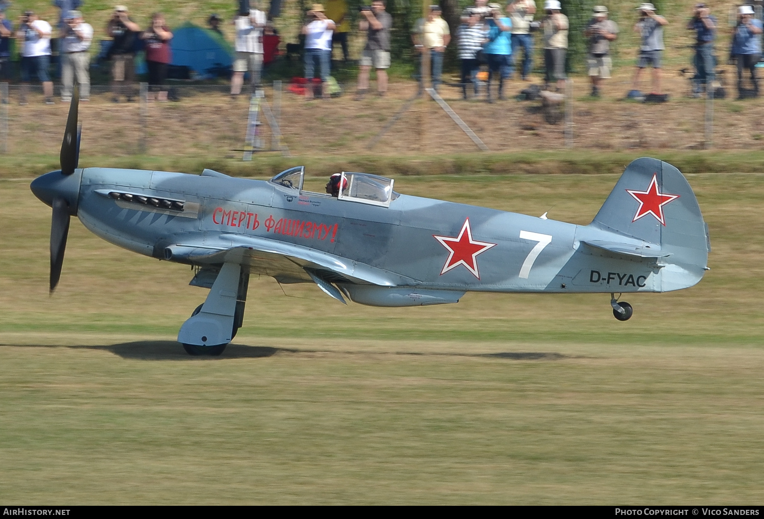 Aircraft Photo of D-FYAC / 7 white | Yakovlev Yak-3M | Soviet Union - Air Force | AirHistory.net #712435