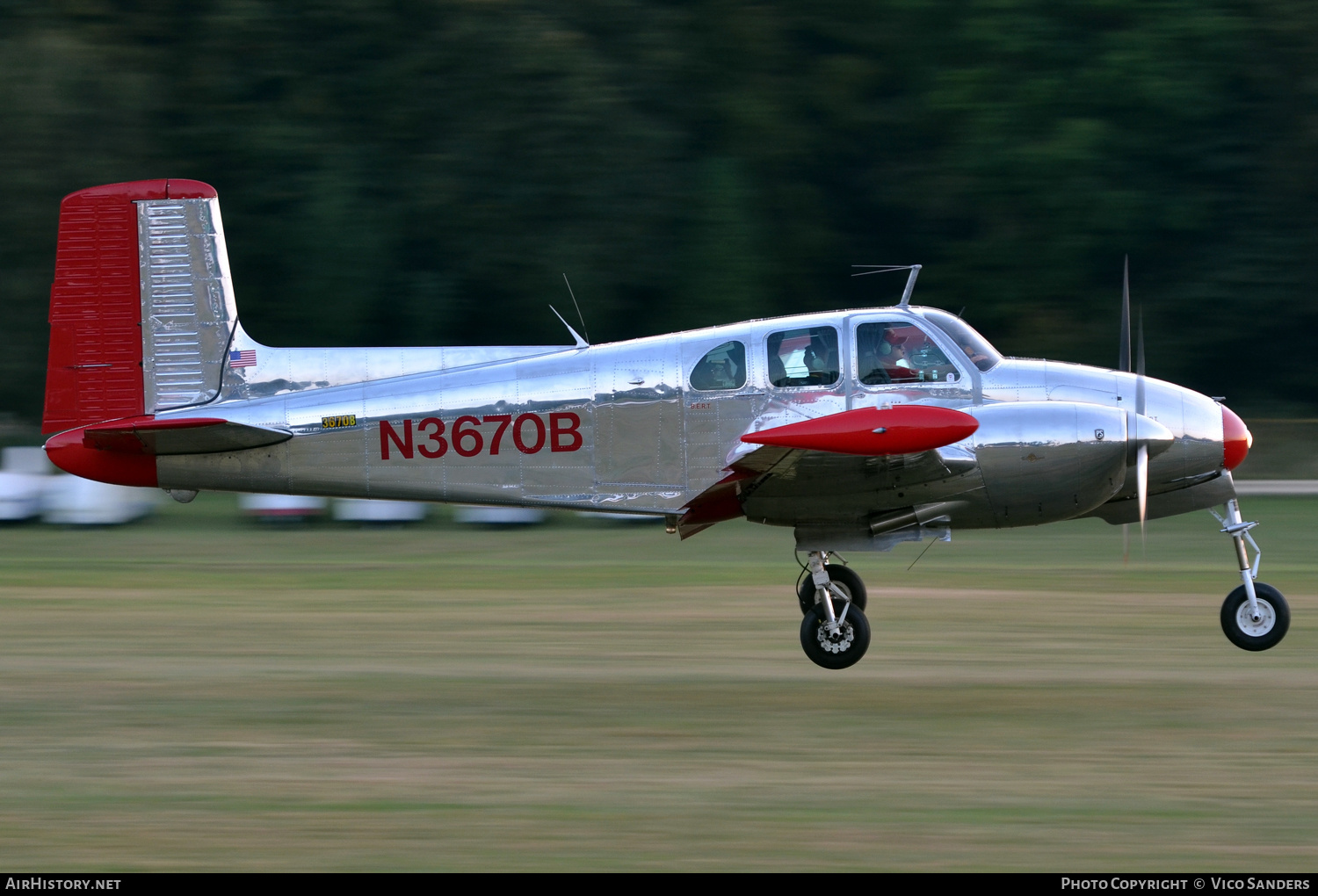 Aircraft Photo of N3670B | Beech B50 Twin Bonanza | AirHistory.net #712437