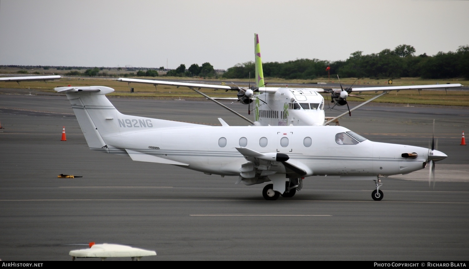Aircraft Photo of N92NG | Pilatus PC-12NG (PC-12/47E) | AirHistory.net #712444
