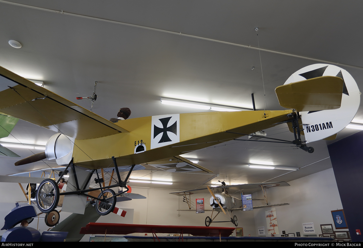 Aircraft Photo of E13/15 / N301AM | Fokker E.III Eindecker (replica) | Germany - Air Force | AirHistory.net #712473