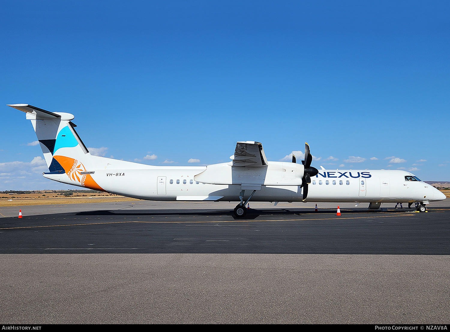 Aircraft Photo of VH-8XA | Bombardier DHC-8-402 Dash 8 | Nexus Airlines | AirHistory.net #712503