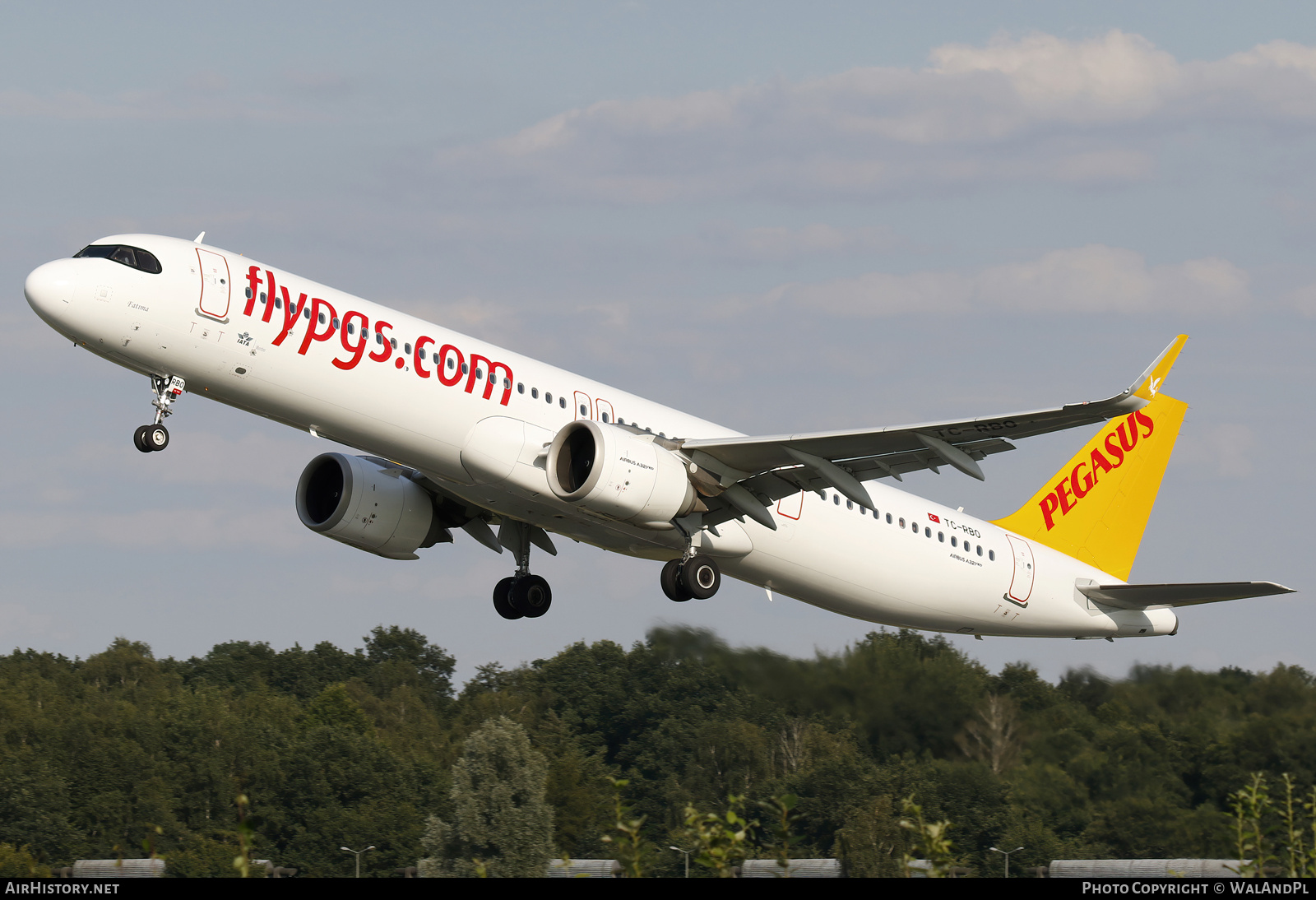 Aircraft Photo of TC-RBO | Airbus A321-251NX | Pegasus Airlines | AirHistory.net #712521