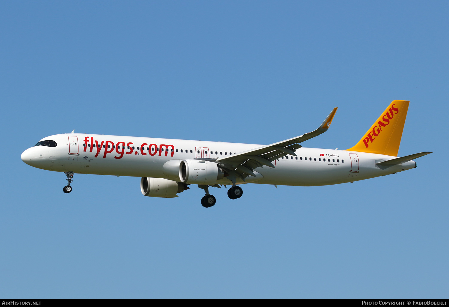 Aircraft Photo of TC-RFB | Airbus A321-251NX | Pegasus Airlines | AirHistory.net #712547