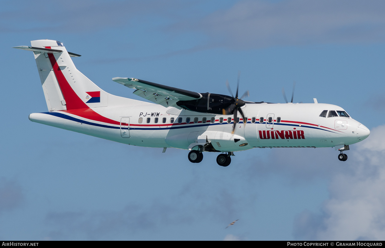 Aircraft Photo of PJ-WIW | ATR ATR-42-500 | Winair - Windward Islands Airways | AirHistory.net #712555
