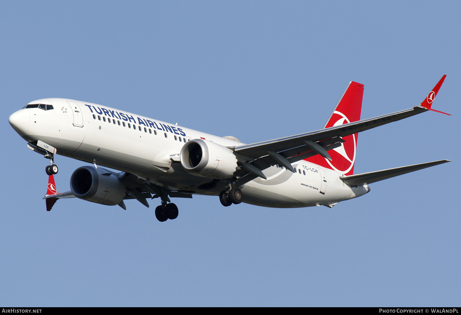 Aircraft Photo of TC-LCH | Boeing 737-8 Max 8 | Turkish Airlines | AirHistory.net #712575