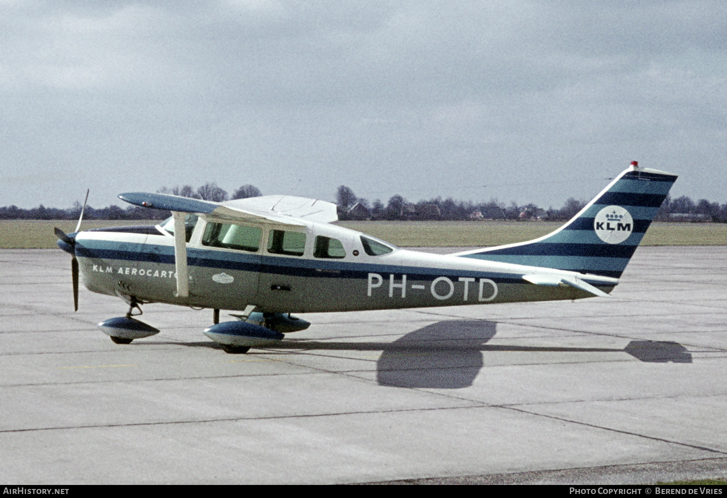 Aircraft Photo of PH-OTD | Cessna U206A Super Skywagon | KLM Aerocarto | AirHistory.net #712651