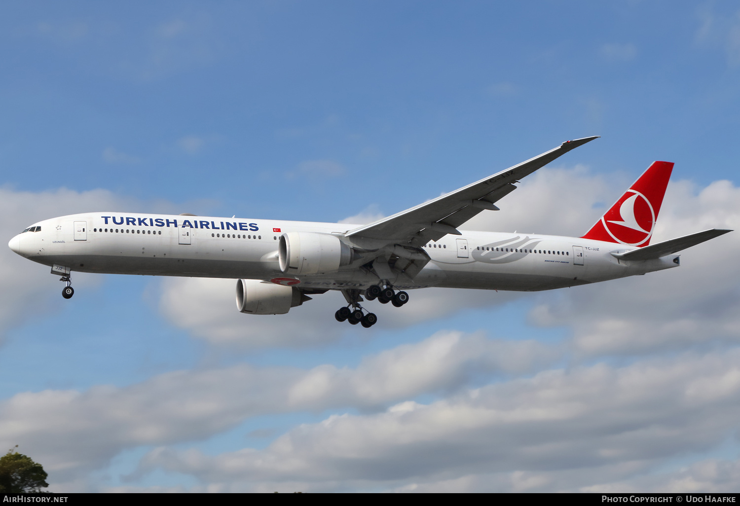 Aircraft Photo of TC-JJZ | Boeing 777-3F2/ER | Turkish Airlines | AirHistory.net #712674