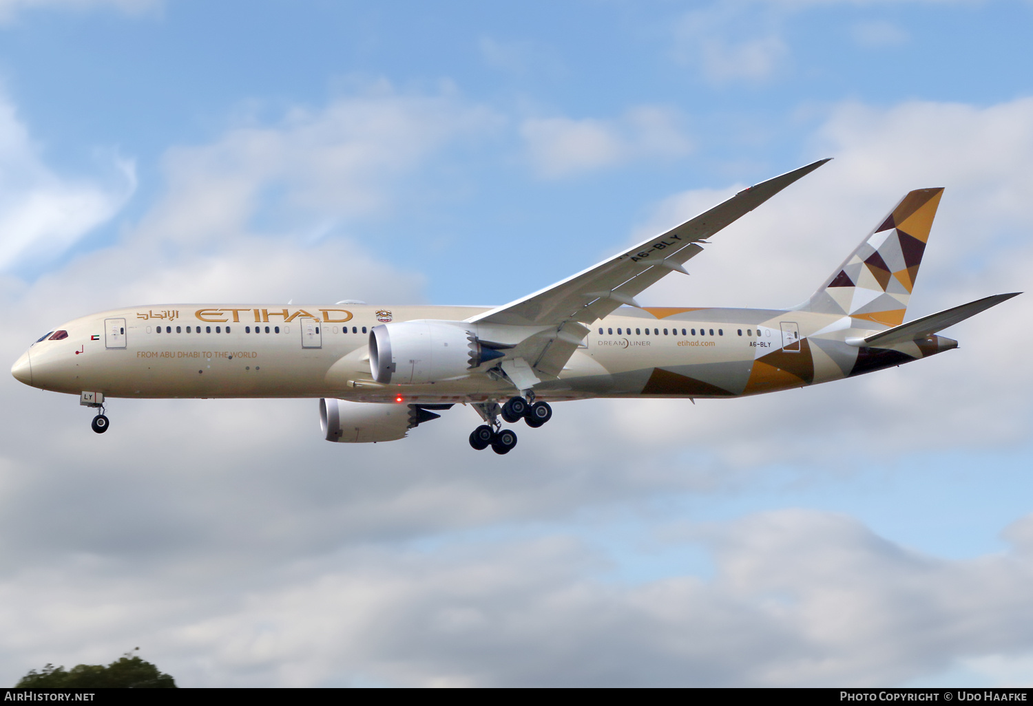 Aircraft Photo of A6-BLY | Boeing 787-9 Dreamliner | Etihad Airways | AirHistory.net #712683
