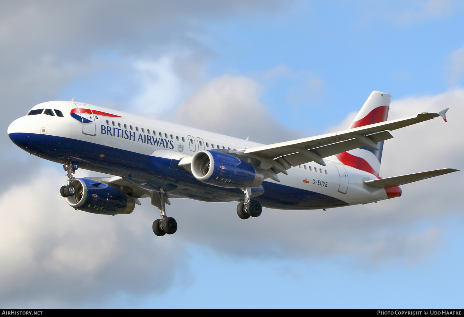 Aircraft Photo of G-EUYE | Airbus A320-232 | British Airways | AirHistory.net #712691