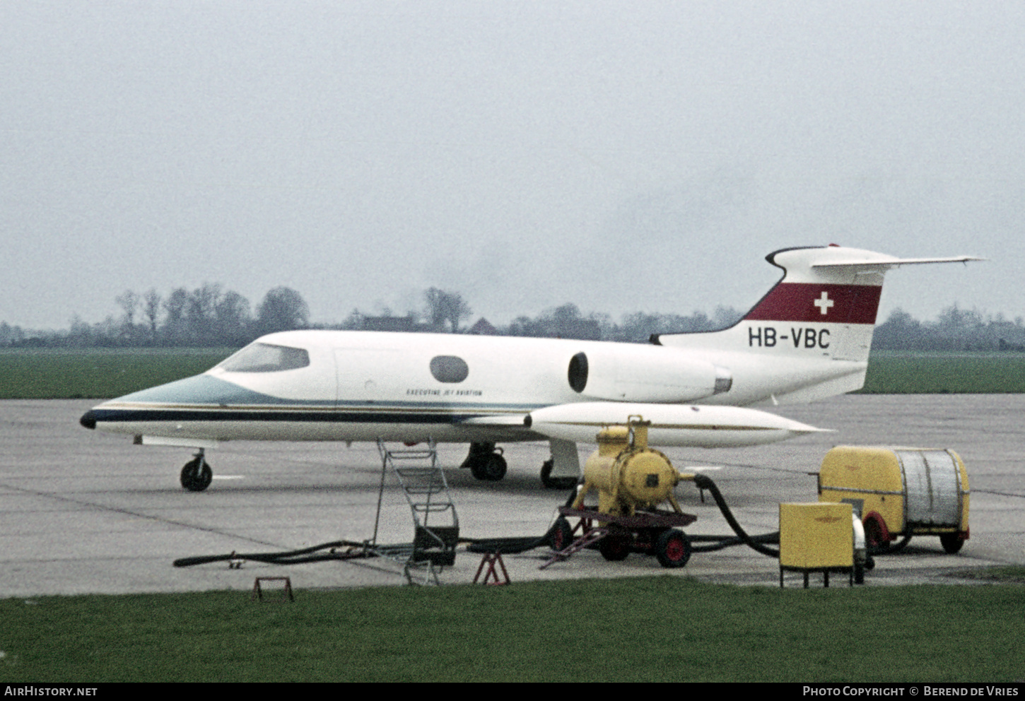 Aircraft Photo of HB-VBC | Lear Jet 23 | Executive Jet Aviation | AirHistory.net #712717