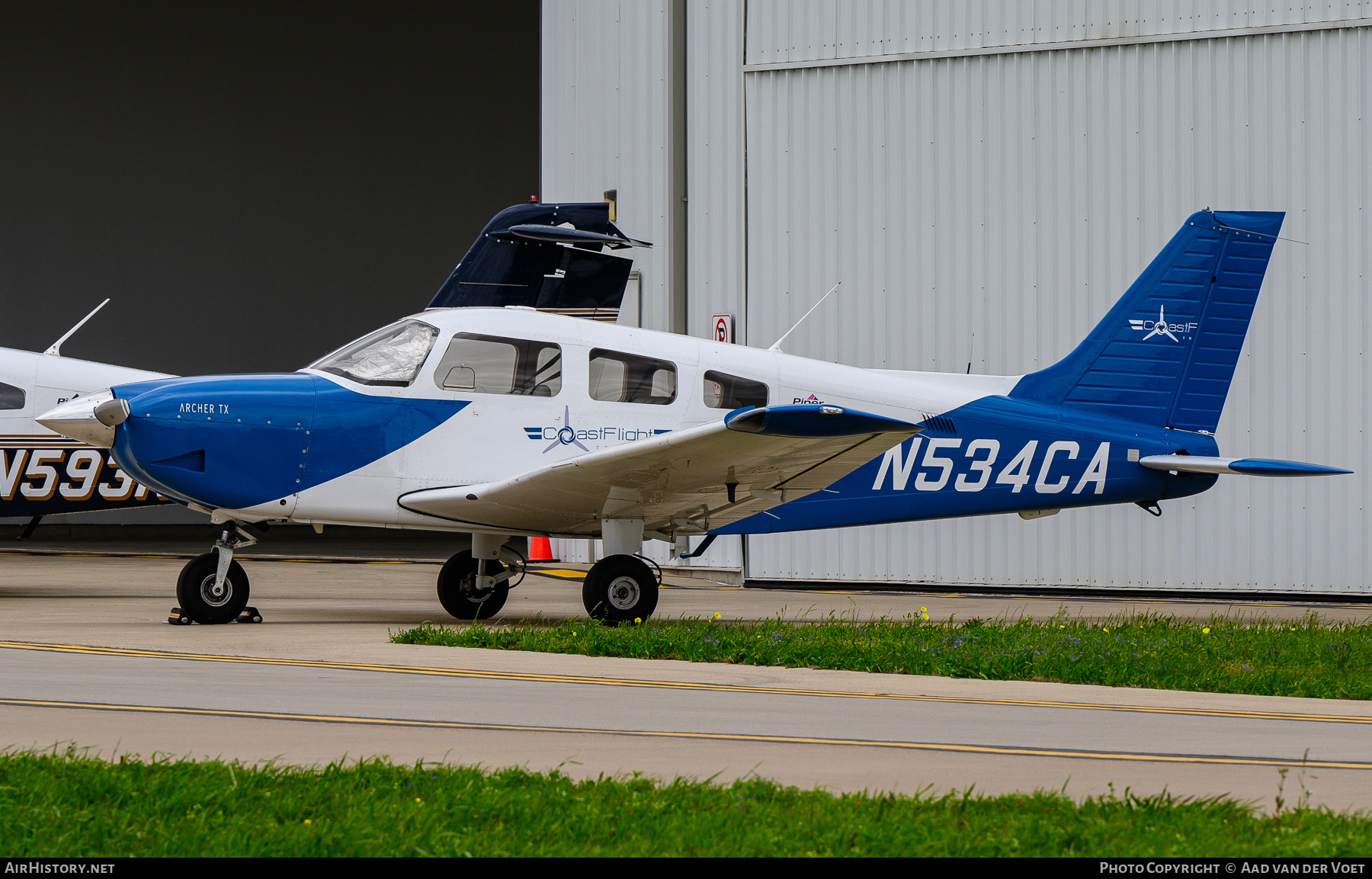Aircraft Photo of N534CA | Piper PA-28-181 Archer TX | Coast Flight Training | AirHistory.net #712718