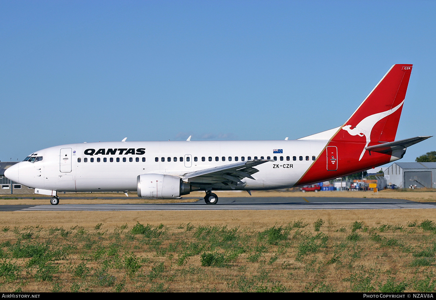 Aircraft Photo of ZK-CZR | Boeing 737-33A | Qantas | AirHistory.net #712800