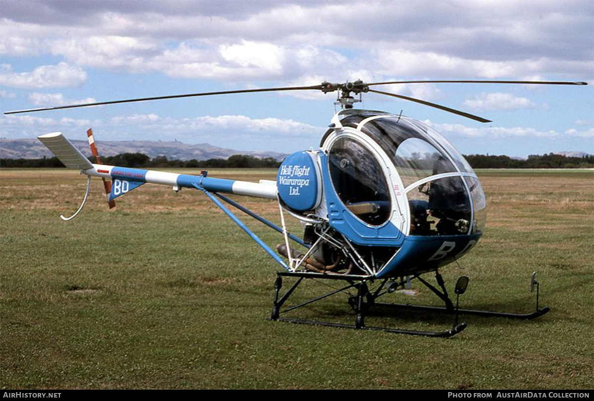 Aircraft Photo of ZK-HBD / BD | Hughes 300 (269B) | Heli-flight Wairarapa | AirHistory.net #712805