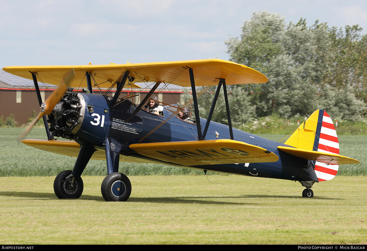 Aircraft Photo of G-KAYD | Boeing A75N1 Kaydet | USA - Army | AirHistory.net #712839