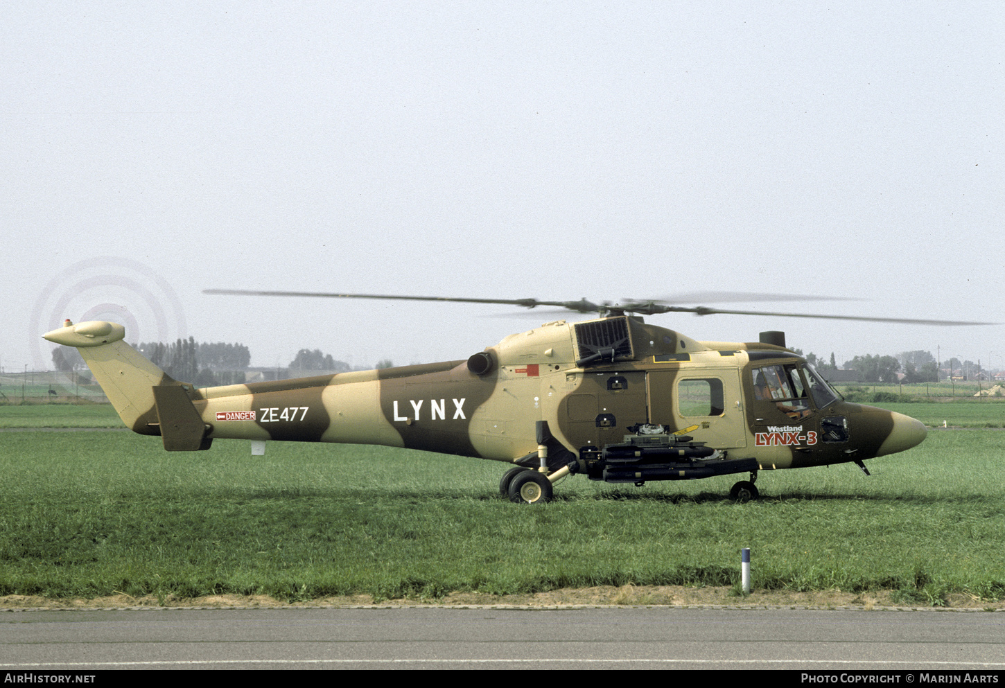 Aircraft Photo of ZE477 | Westland WG-13 Lynx 3 | UK - Air Force | AirHistory.net #712840