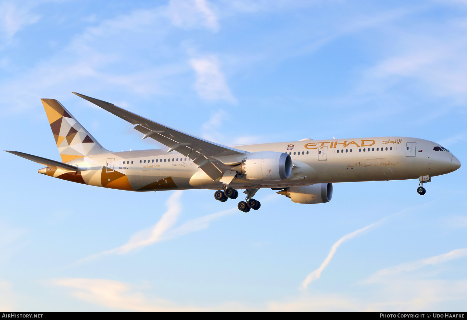Aircraft Photo of A6-BLU | Boeing 787-9 Dreamliner | Etihad Airways | AirHistory.net #712867