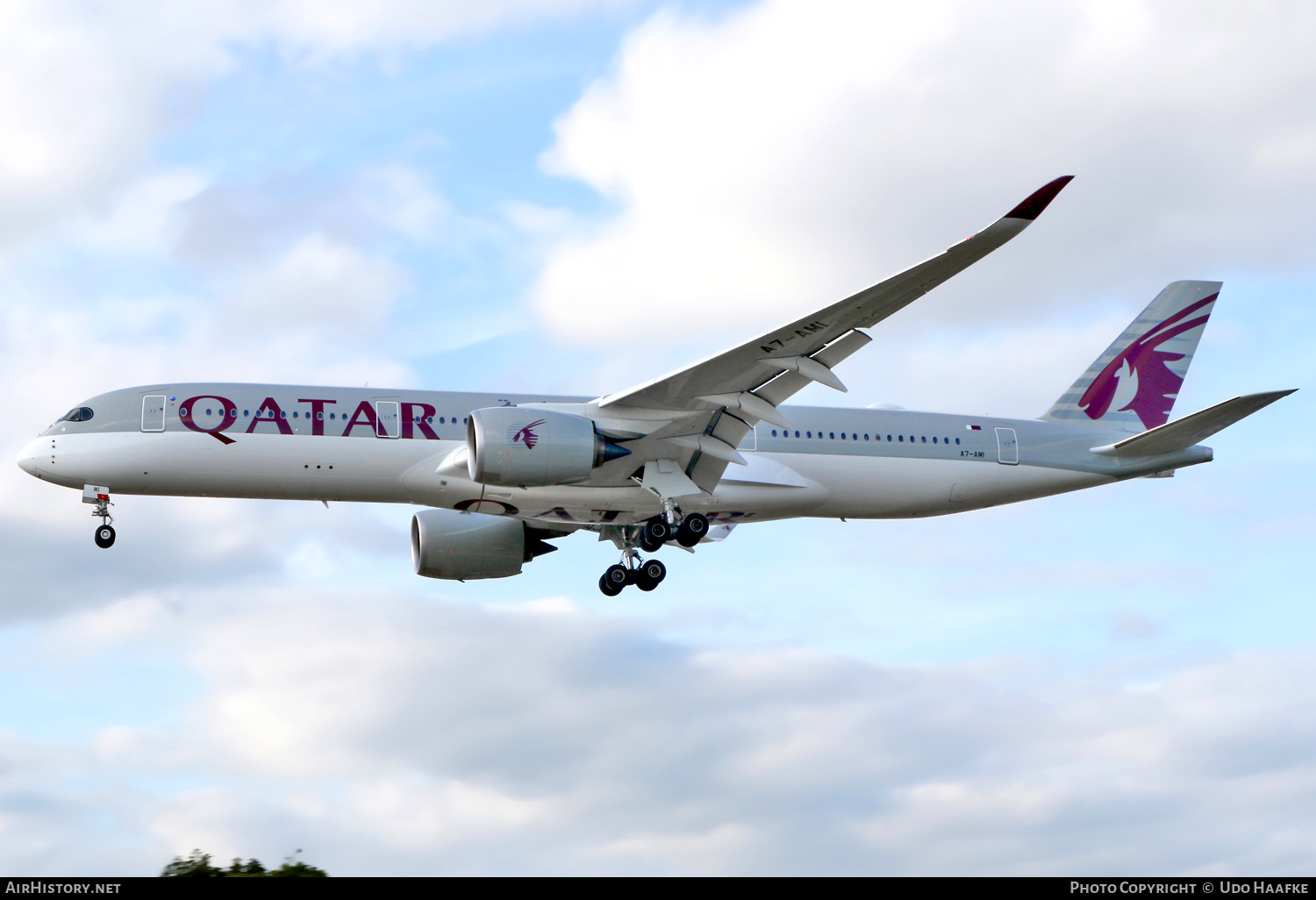 Aircraft Photo of A7-AMI | Airbus A350-941 | Qatar Airways | AirHistory.net #712877