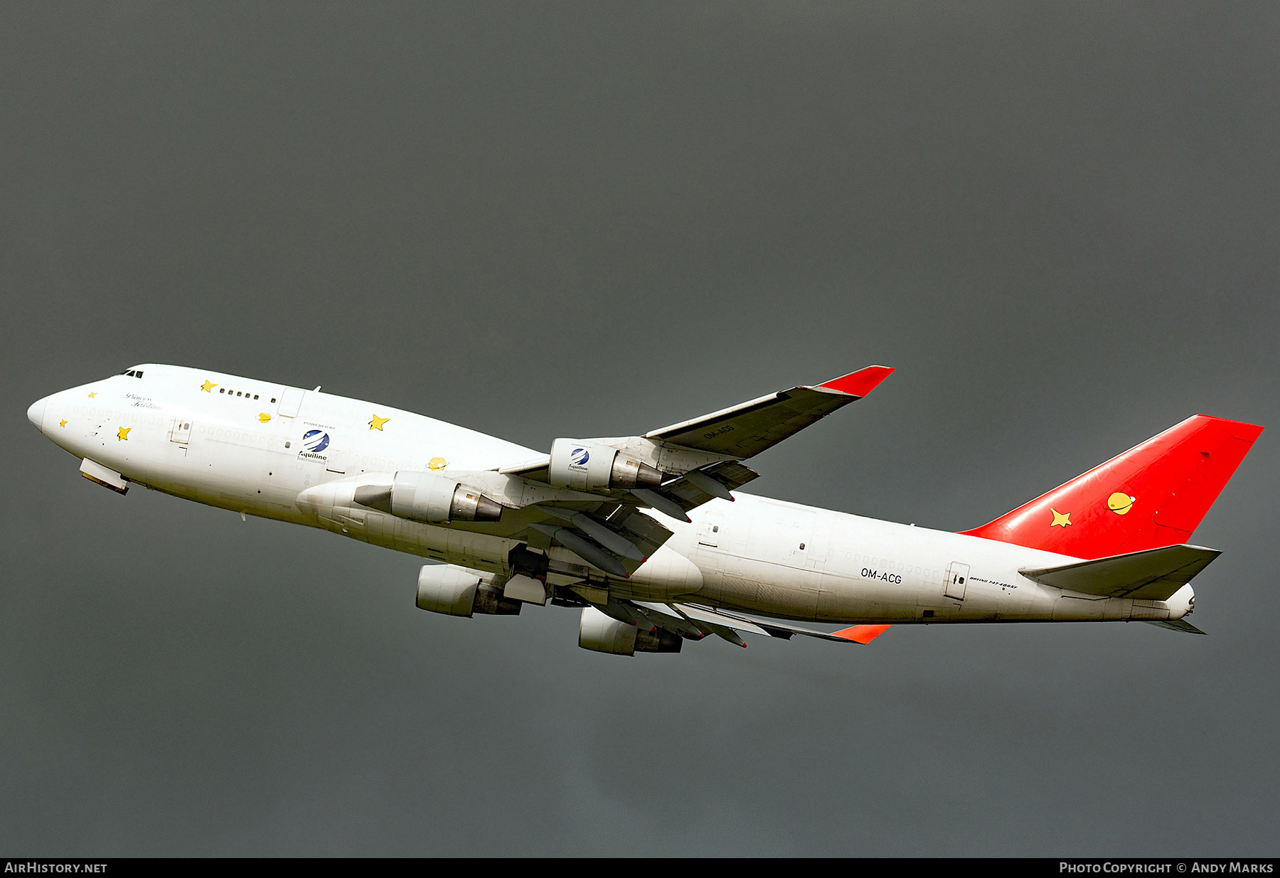 Aircraft Photo of OM-ACG | Boeing 747-409F/SCD | Aquiline International | AirHistory.net #712893