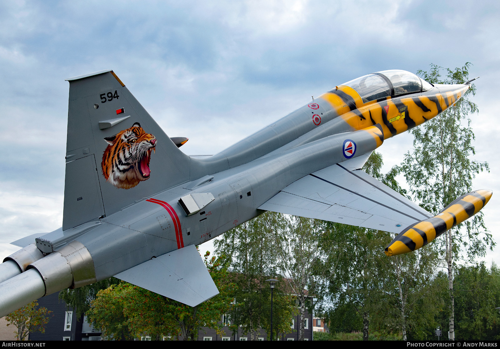 Aircraft Photo of 594 | Northrop F-5B Freedom Fighter | Norway - Air Force | AirHistory.net #712894