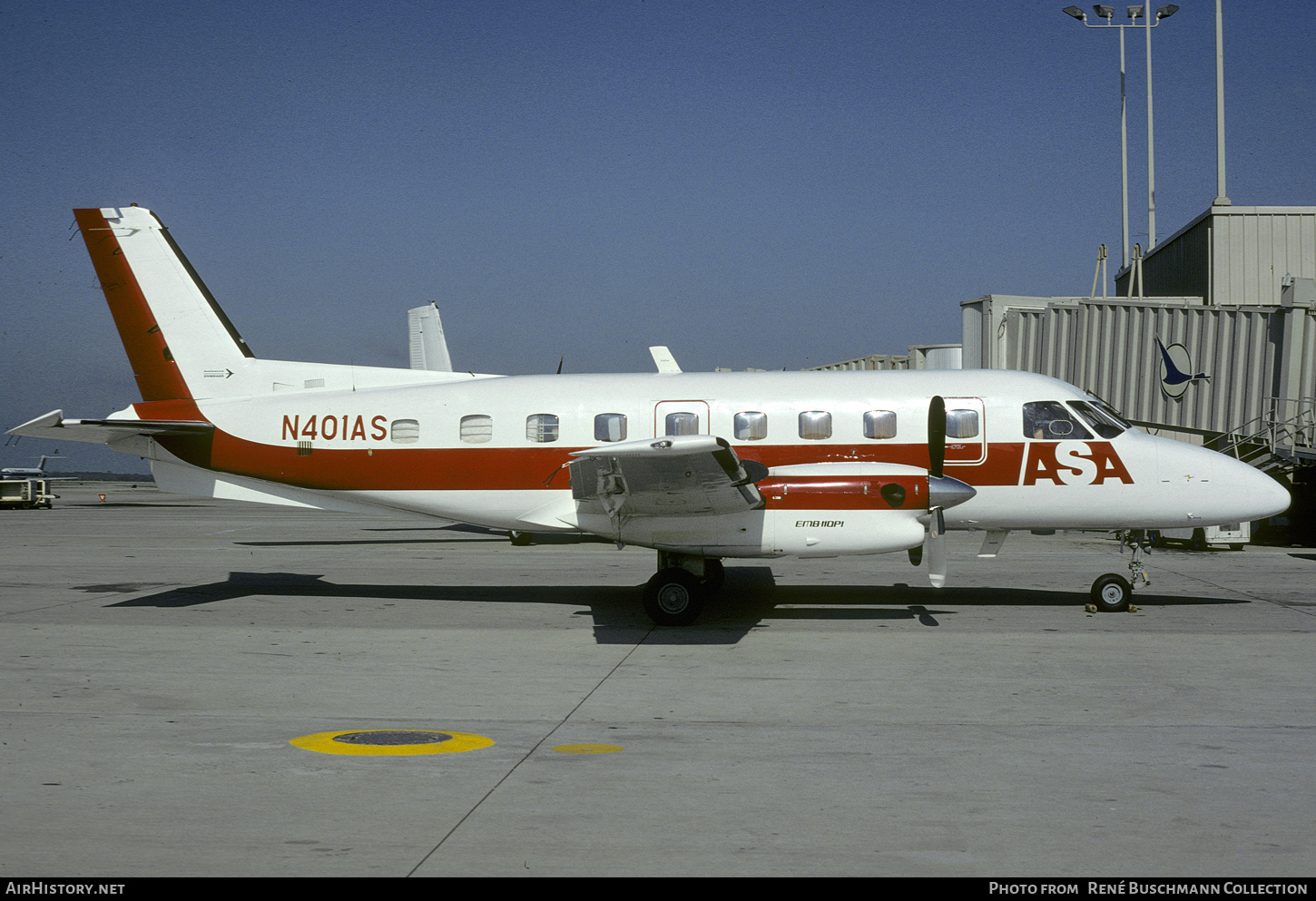 Aircraft Photo of N401AS | Embraer EMB-110P1 Bandeirante | ASA - Atlantic Southeast Airlines | AirHistory.net #712908