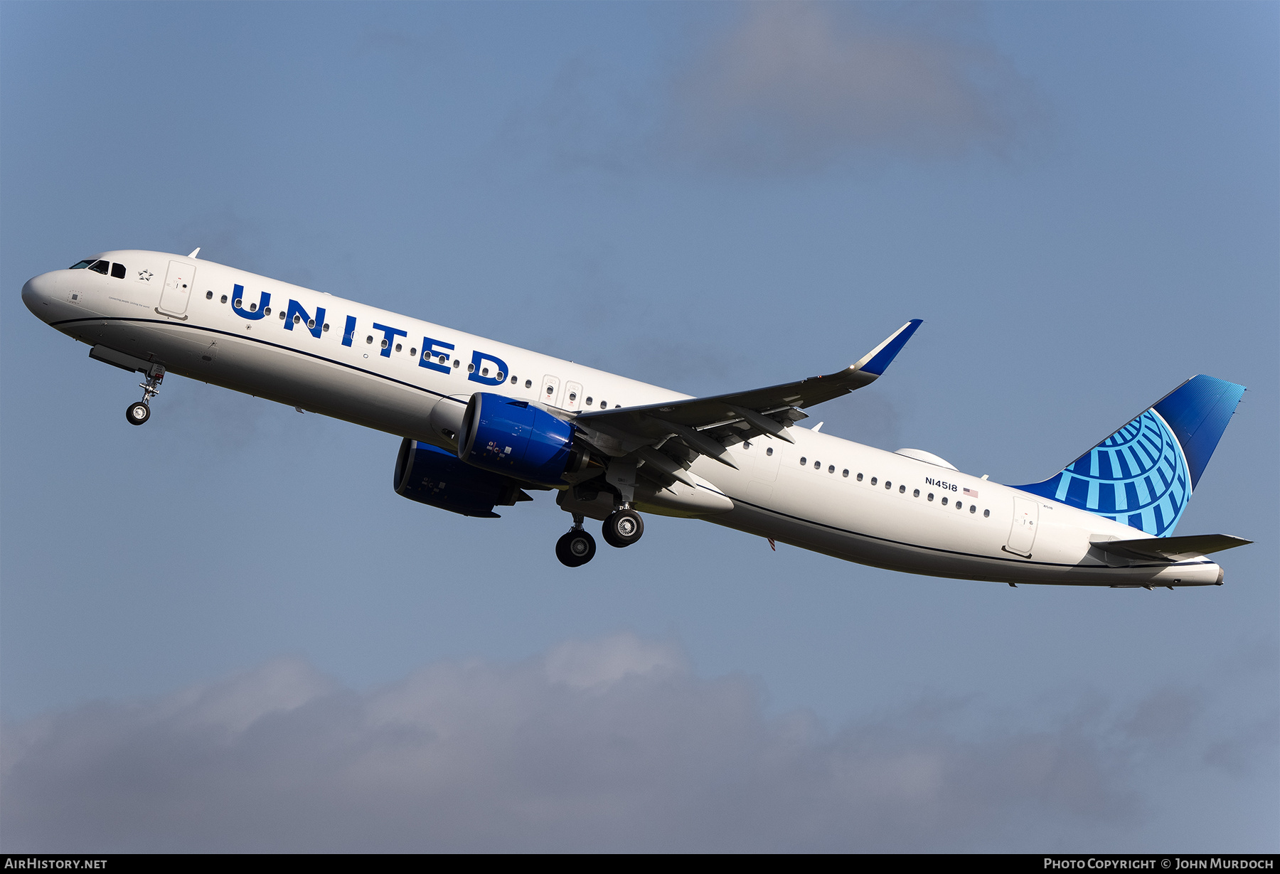 Aircraft Photo of N14518 | Airbus A321-271NX | United Airlines | AirHistory.net #712917