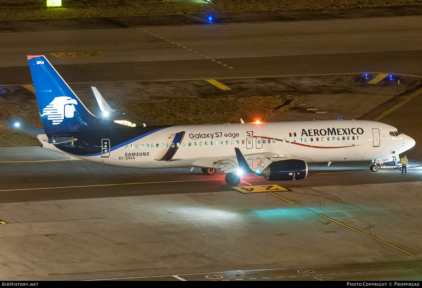 Aircraft Photo of EI-DRA | Boeing 737-852 | AeroMéxico | AirHistory.net #712933