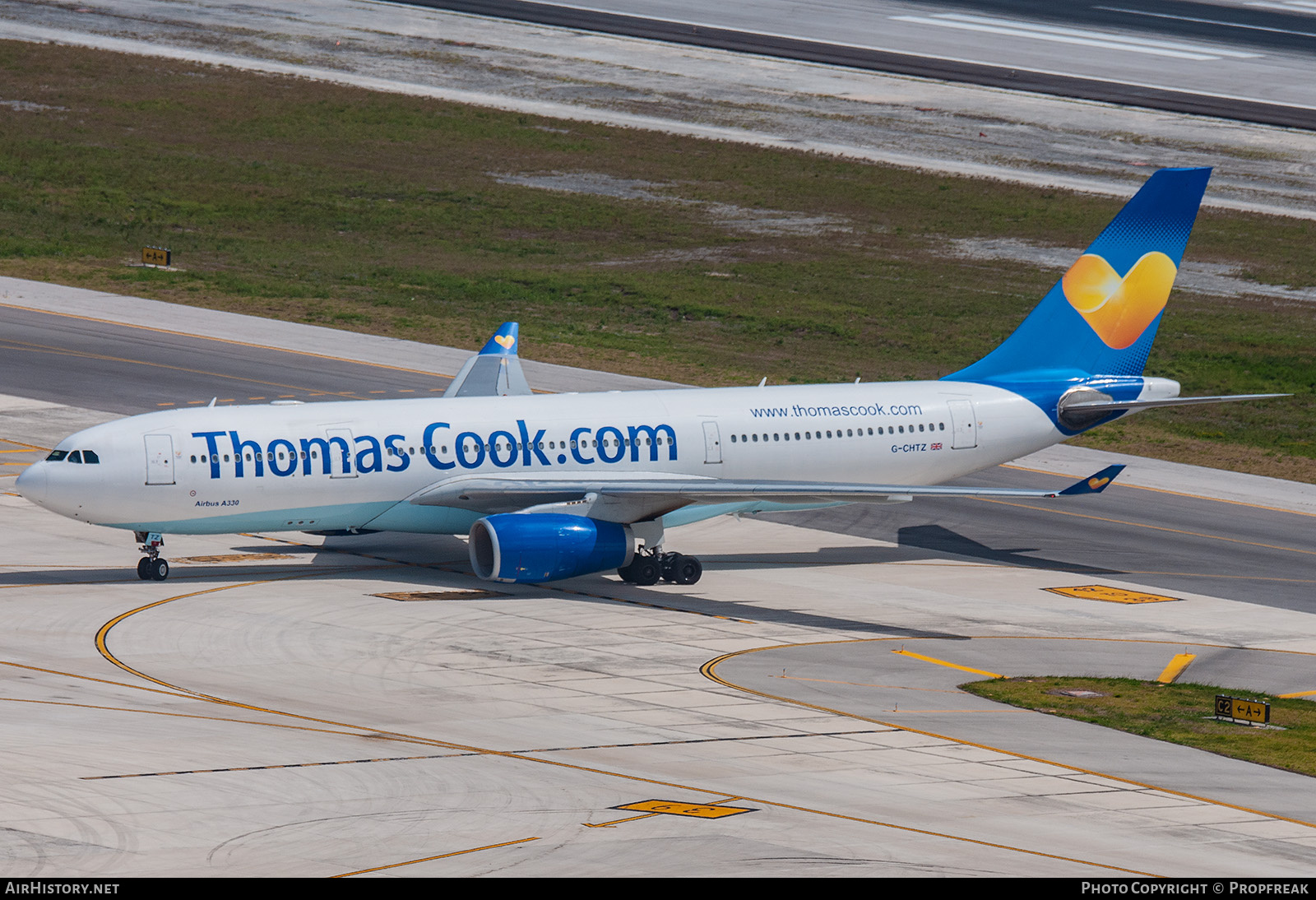 Aircraft Photo of G-CHTZ | Airbus A330-243 | Thomas Cook Airlines | AirHistory.net #712935