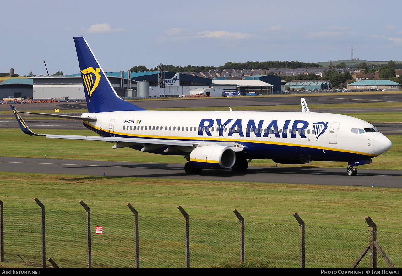 Aircraft Photo of EI-DWV | Boeing 737-8AS | Ryanair | AirHistory.net #712965