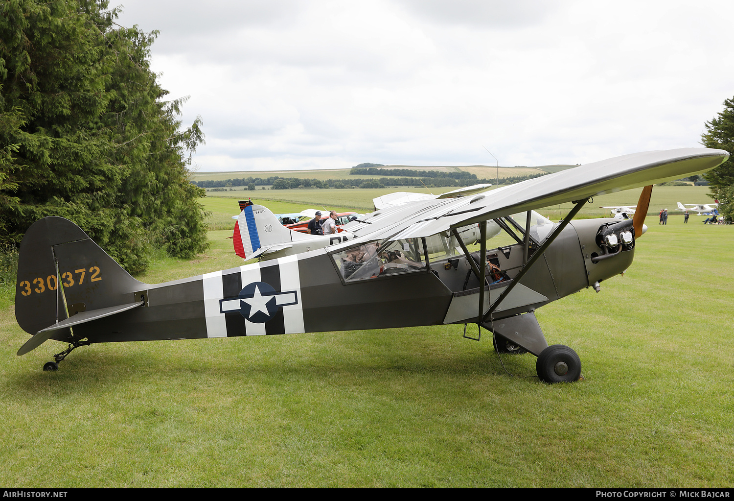 Aircraft Photo of G-AISX / 330372 | Piper L-4H(90) Cub (J-3C-90) | USA - Air Force | AirHistory.net #713020