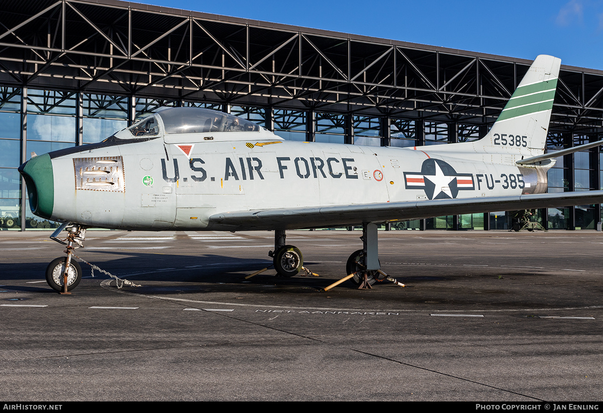 Aircraft Photo of 52-5385 / 25385 | North American F-86F Sabre | USA - Air Force | AirHistory.net #713026