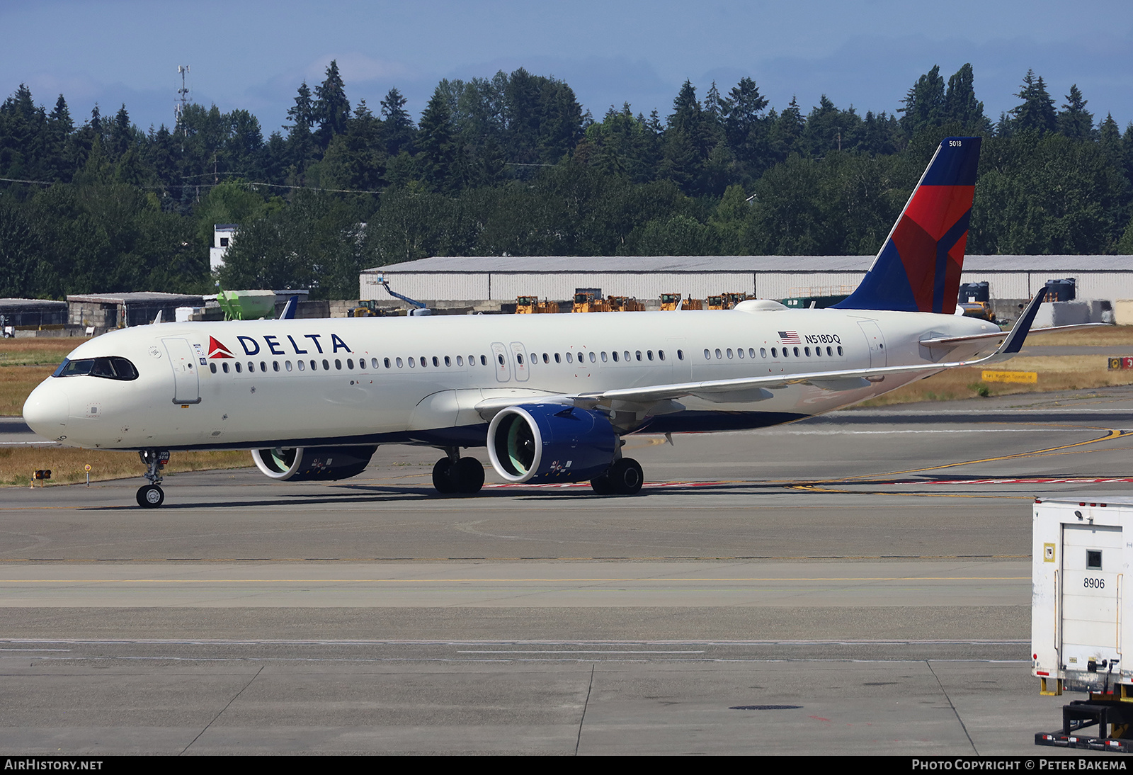 Aircraft Photo of N518DQ | Airbus A321-271NX | Delta Air Lines | AirHistory.net #713061